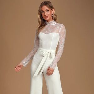 Lulu’s Loving Expression Lace Jumpsuit